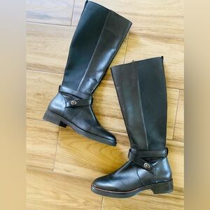 Coach Leather Tall Boots